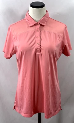 Camisa polo feminina de golfe Ping rosa tamanho grande G - Imagem 1 de 4