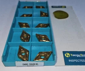TAEGUTEC DNMG432 ML TT8125 DNMG150408 Insert 10pcs - Picture 1 of 3
