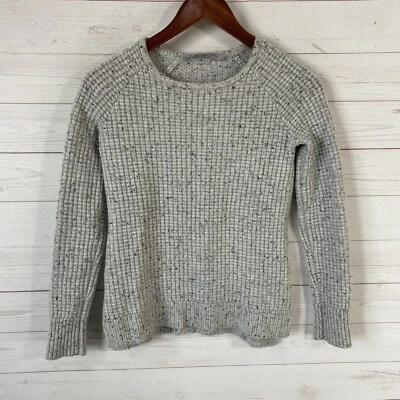 Suéter Tejido Texturizado Cachemir Athleta Lodge XXS Gris Pullover Manga Larga Foto 1 de 4