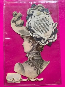 SANTINO HOLY CARD SAGOMATO “A WISH” - RIF. 11239 - Foto 1 di 2