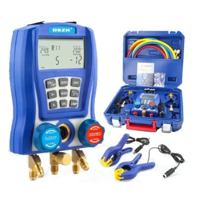WK-6889 Medidor Digital Colector Refrigeración Vacío Medidor Probador de Presión Medidor Foto 1 de 4