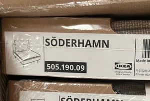 Ikea Soderhamn 1 seat section sofa cover NEW Fridtuna Light Beige 505.190.09 - Picture 1 of 4
