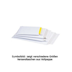 Stabile Kartonversandtasche Umschlag Wellpappeversandtasche Versandtasche A4+ A5 - Bild 1 von 3