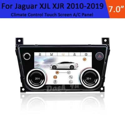 For Jaguar XJL XJR 2010-2019 Climate Control Replacement Touch Screen A/C Panel - Image 1 of 4