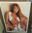 Lori Woods Vintage Poster Playboy Super Model Hot Rare 1989 Smokin Ferrari