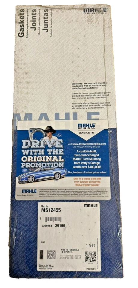 Mahle MS12455 Engine Intake Manifold Gasket Fits to (1995-2002) Mazda Millenia - Image 1 of 2