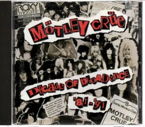 Motley Crue CD Elektra, 1992, 9 61204-2, Decade of Decadence, '81-'91 ~ VG+ - Imagen 1 de 5