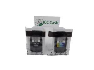 Genuine OEM Canon PG-240XL Black & CL-241XL Color Ink Bulk Packaging FREE SHIP - Picture 1 of 6