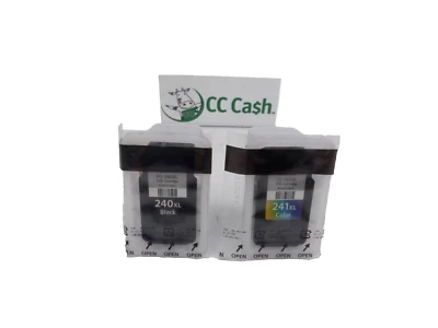 Genuine OEM Canon PG-240XL Black & CL-241XL Color Ink Bulk Packaging FREE SHIP  - Image 1 of 4
