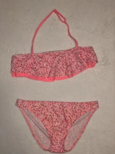 Zara Girls swimwear Kids 13/14 Years Bikini Swim Set 2 piece Pink - Picture 1 of 3
