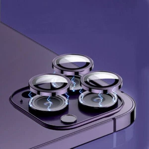 Metal Camera Lens Tempered Glass Protectors Cover For iPhone 14 13 12 11 Pro Max - Picture 1 of 22