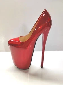 New Women Extreme High Heel 22cm Sexy Platform Pumps Stiletto Slip on Shoes Size - Picture 1 of 19