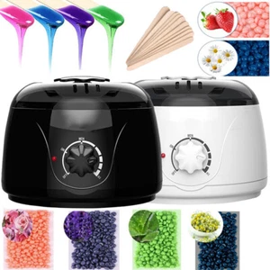 Professional Wax Warmer Heater Hair Removal Depilatory Home Waxing Set Bean 110V - Picture 1 of 17