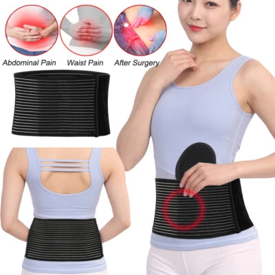Nabelbruch Hernie Bandage Gurt Stützung Bauch Bruch Leisten Stoma Nabel Gürtel - Bild 1 von 4