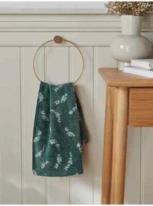 STACEY SOLOMON SET OF 2 GREEN GUEST TOWELS BNWT ONLY £8.99 - Picture 1 of 6