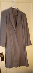 Gabardina vintage Weatherbee 100 % lana repelente al agua talla M - Imagen 1 de 3