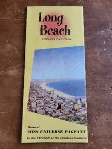 Folleto de viaje de colección de Long Beach Southern Miss Universo CA de los años 60 - Imagen 1 de 5