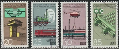 DDR 1985 SC# 2496 - 2499 - German Railways 150th Anniversary - Used Lot # 477 - Image 1 of 2