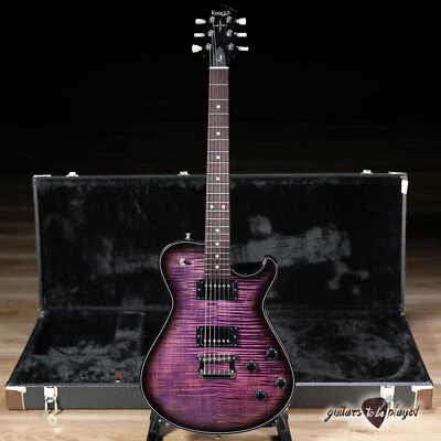 Guitarra Knaggs Kenai T1 Flame Top con palo de rosa indio - brillo rosa Foto 1 de 4