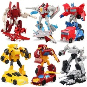 New Transformer action figure toy models Mini Robot Optimus Megatron Jazz - Picture 1 of 16