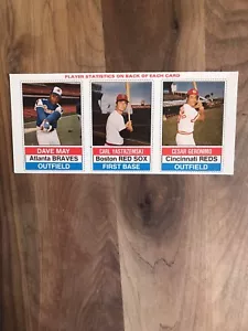 1976 HOSTESS PANEL #148-150 CARL YASTRZEMSKI BOS RED SOX—GREAT LINES💥*** (tgcs) - Picture 1 of 5