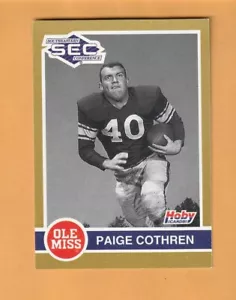 Paige Cothren Mississippi Rebels 1991 Hoby SEC Stars #286 Natchez Ole Miss 6V - Imagen 1 de 2