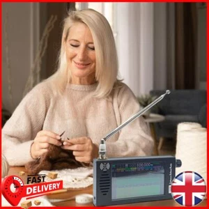 DSP SDR Radio Receiver Portable Shortwave Radio Rechargeable for Outdoor Hiking - Afbeelding 1 van 11