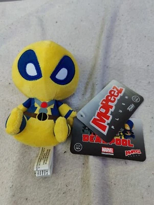 Marvel Deadpool Inverse Yellow Suit 5" Mopeez Plush By Funko NWT - Image 1 of 3