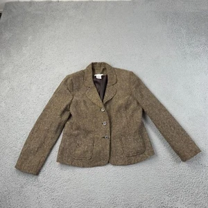 George Blazer Womens 18 Brown Button Long Sleeve - Picture 1 of 11