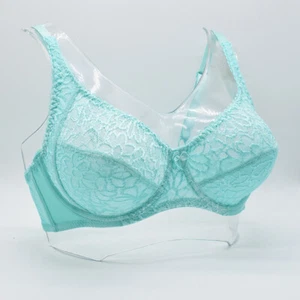 Plus Size Bra Women Bras Unlined Brassiere Lace Sexy Lingerie Bralette Underwear - Picture 1 of 20