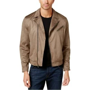 I-N-C Mens Faux Suede Motorcycle Jacket SMALL NEW W/TAGS - Picture 1 of 7
