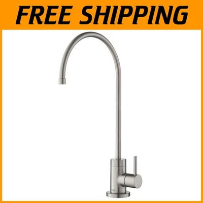 Elegant Single Handle Lead-Free Kitchen Faucet with Spot-Free Finish - 12 Inches - Image 1 of 4