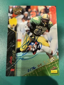 1995 Signature Rookies Draft Scotty Lewis Auto /7750 Baylor Bears #48 - Foto 1 di 4