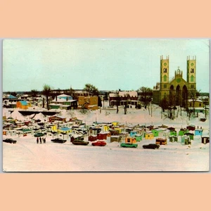 Postcard Sainte-Anne-de-la-Perade Winter Scene Canada - Picture 1 of 4