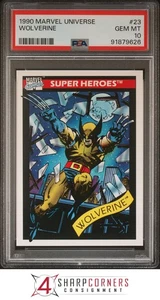 1990 MARVEL UNIVERSE #23 WOLVERINE PSA 10 - Picture 1 of 3