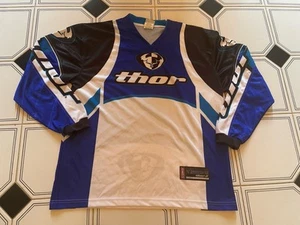 Men's THOR II COR3 Jersey multicolor long sleeve Large -VERY GOOD - Picture 1 of 5