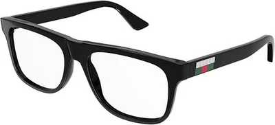 Gucci Demo Rectangular Men's Eyeglasses GG1117O 001 56 - Image 1 of 4