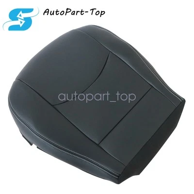 Cubierta de asiento inferior delantera de cuero negra apta para Mazda MX-5 Miata 2009-2014 Foto 1 de 4