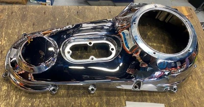 Harley Softail Heritage Dyna 1999-2006 OEM cubierta primaria exterior cromada 60506-99 Foto 1 de 4