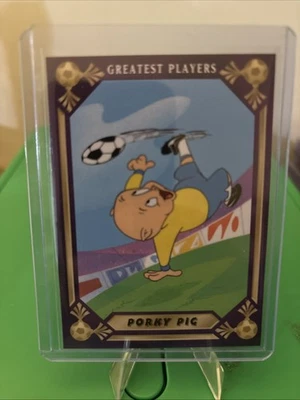 1994 年 Upper Deck 世界杯 Looney Toons 最伟大的球员 #75 Pele Porky Pig — 第 1/2 张图片