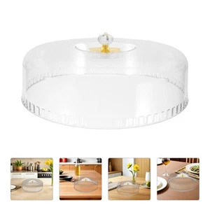  Cúpula de plástico para pasteles - Cubierta antipolvo redonda para postres y pasteleros de 11 pulgadas - Transparente - Imagen 1 de 10
