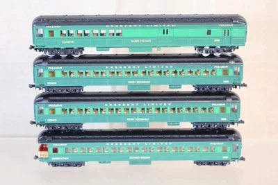 RIVAROSSI BACHMANN N GAUGE 4 x CRESCENT LIMITED HEAVY PULLMAN COACH om - Image 1 of 4