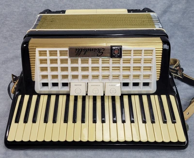 Acordeón Scandalli Vintage Hecho en Italia Damas Talla Completa 41/120 con Registros Foto 1 de 4