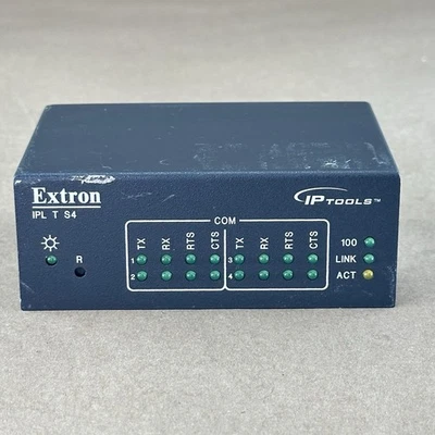 Extron IPL T S4 IP Link Ethernet Control Processor – 4× Serial Ports – Used - Image 1 of 4
