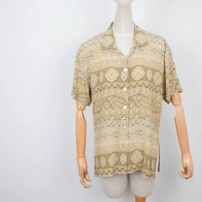 ESCADA by MARGARETHA LEY Beige 100% Silk Paisley Women's Shirt Size 38 / M - Image 1 of 4