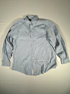 Brooks Brothers 17 36 Blue Button Down Men’s Shirt Long Sleeve Solid - Image 1 of 4