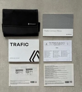 ORIGINALE RENAULT TRAFIC OWNER MANUALE SERVICE BOOK CON PORTAFOGLIO 2021-2025 - Foto 1 di 2