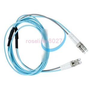 80M 10G OM3 Armored Cable Fiber Patch Cord LC to LC 3.0mm MM 50/125 Duplex - Afbeelding 1 van 1