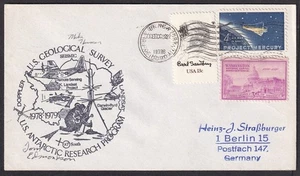 Antarctica Ice Shelf Program DOPPLER LANDSAT 1978 signed cover - Picture 1 of 2