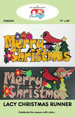 Lacy Christmas Runner Pattern from The Fat Quarter Gypsy - Image 1 of 2